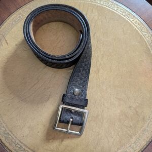 DeSantis USA B19 Black Leather Embellished Western Mens Belt 44" America